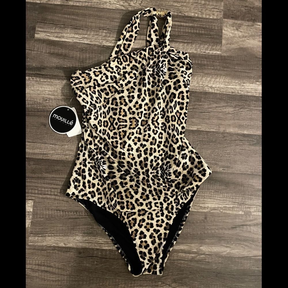 Mouille Swimwear leopard print swimsuit